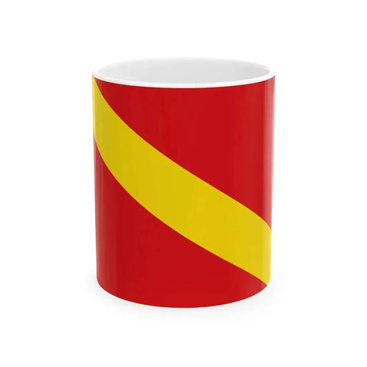 Flag of Boussu (Belgium) White Coffee Mug 11oz - Go Mug Yourself