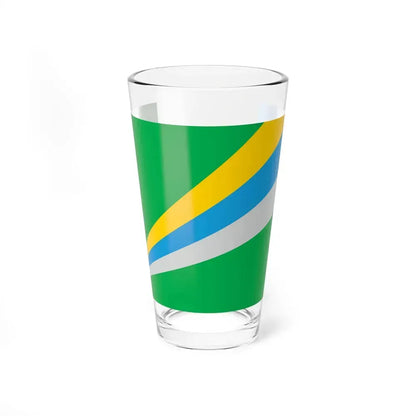 Flag of Bowling Green, Kentucky - Pint Glass 16oz 16oz - Go Mug Yourself