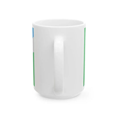 Flag of Bowling Green Kentucky (United States) White Coffee Mug - Go Mug Yourself