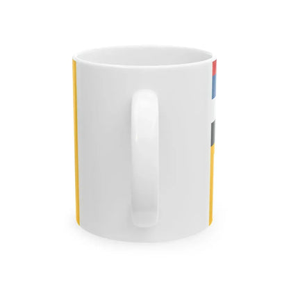 Flag of Boy Scouts of Manchukuo (China) White Coffee Mug - Go Mug Yourself
