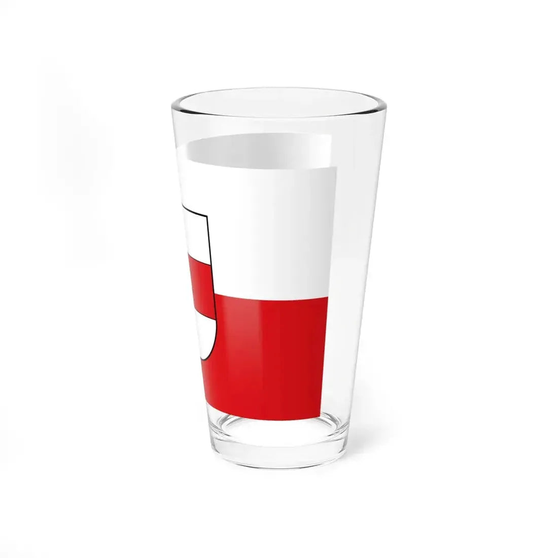 Flag of Bozen (Italy) Pint Glass 16oz - Go Mug Yourself