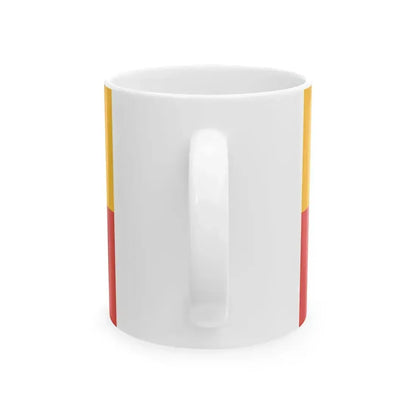 Flag of Bozsok (Hungary) White Coffee Mug - Go Mug Yourself