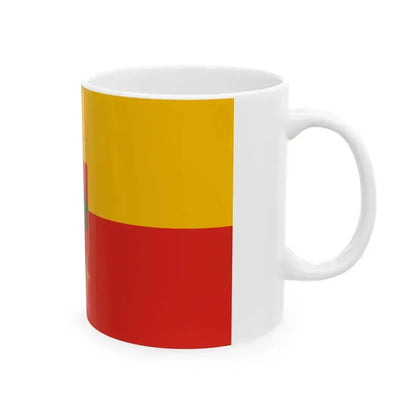 Flag of Bozsok (Hungary) White Coffee Mug - Go Mug Yourself