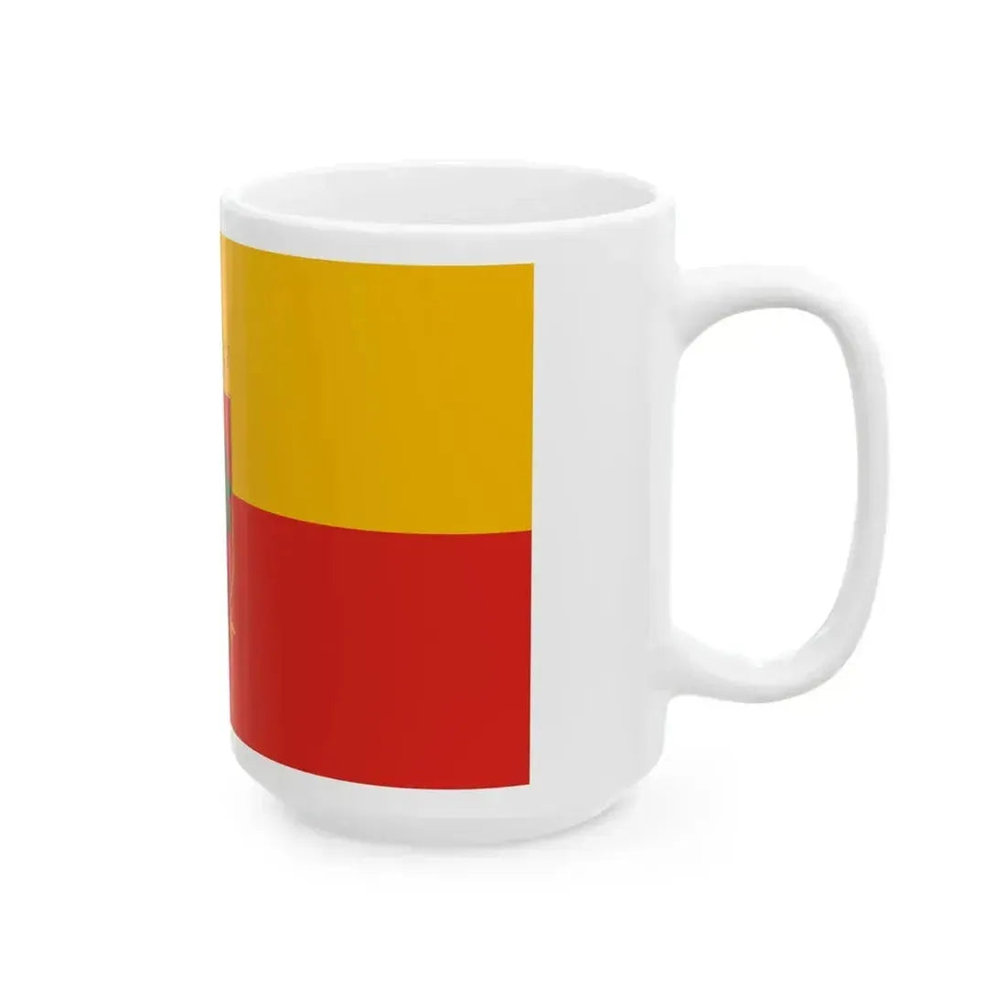 Flag of Bozsok (Hungary) White Coffee Mug - Go Mug Yourself
