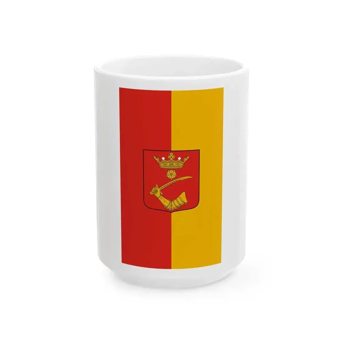 Flag of Bozzai (Hungary) White Coffee Mug 15oz - Go Mug Yourself