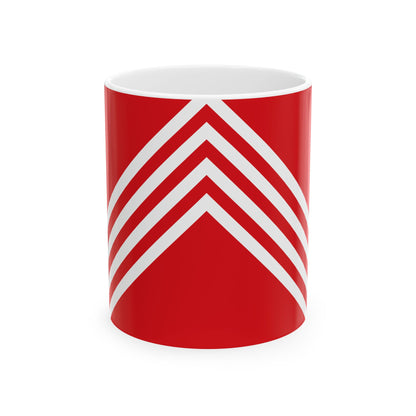 Flag of Brakel Belgium (Belgium) White Coffee Mug-11oz-Go Mug Yourself
