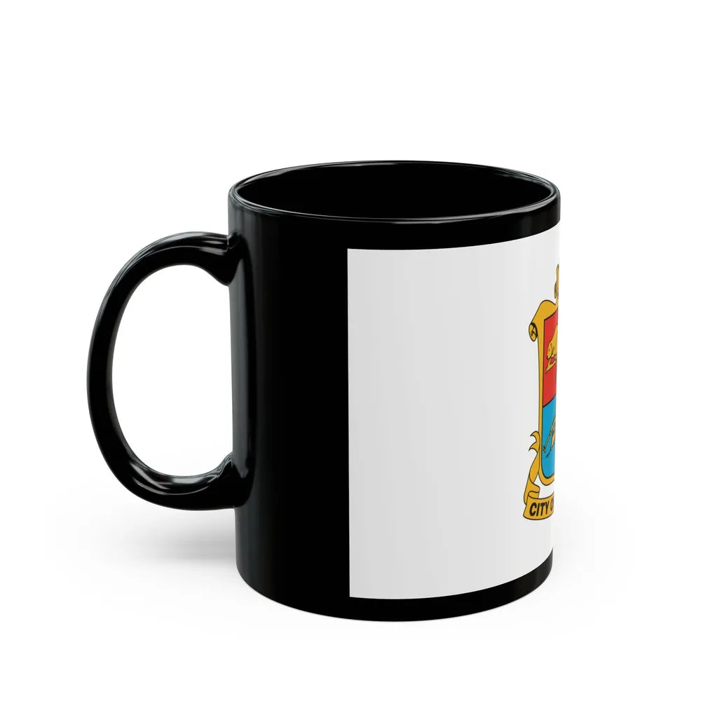 Flag of Brampton Canada - Black Coffee Mug-Go Mug Yourself