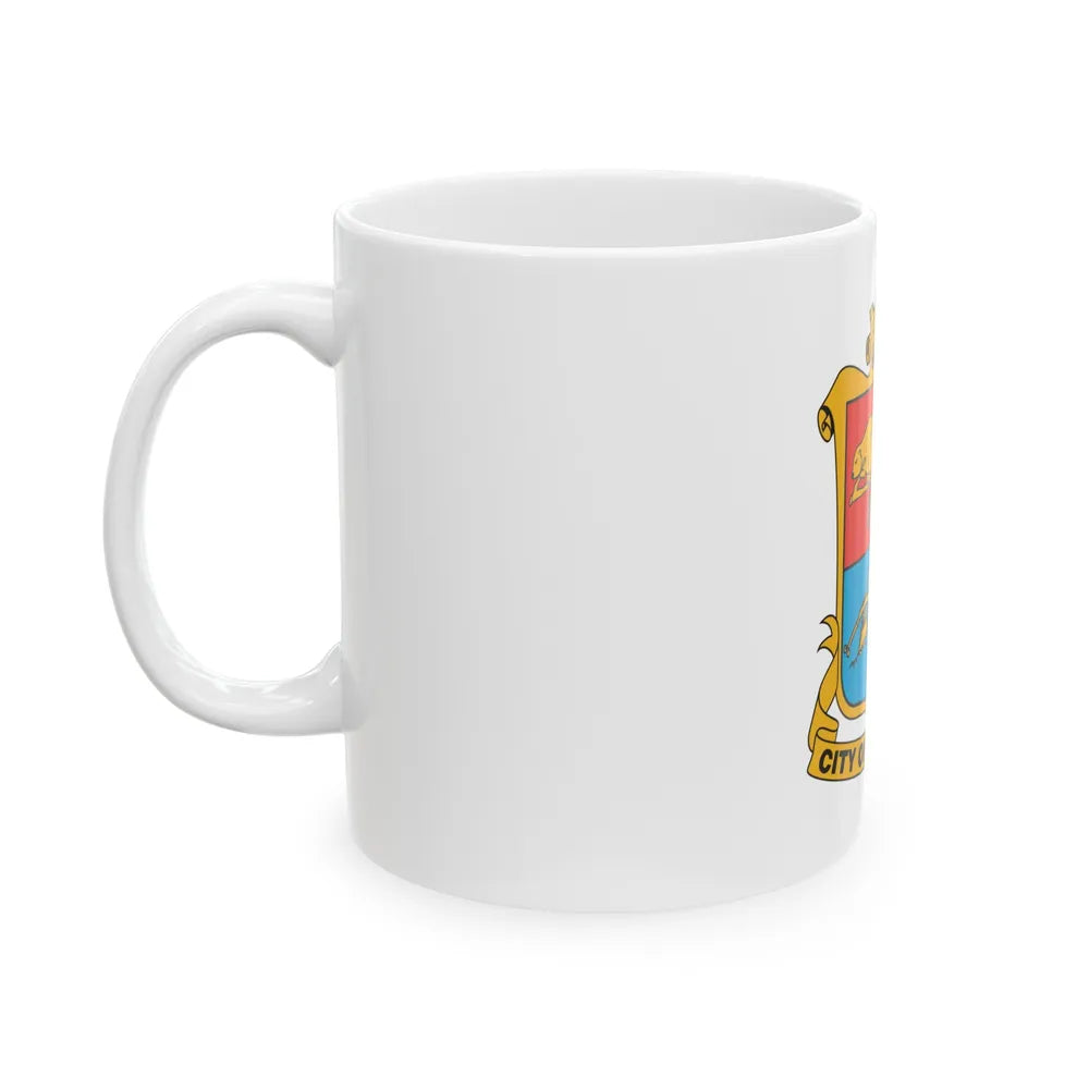 Flag of Brampton Canada - White Coffee Mug-Go Mug Yourself