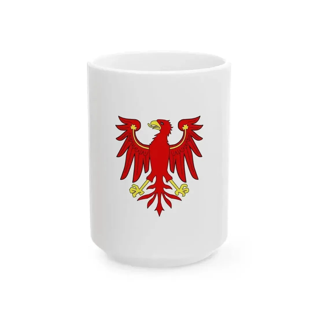 Flag of Brandenburg 1340-1657 (Germany) White Coffee Mug 15oz - Go Mug Yourself