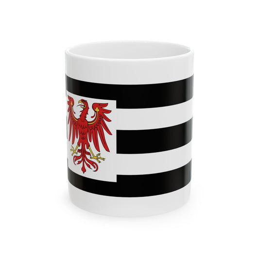 Flag of Brandenburg 1660-1750 (Germany) White Coffee Mug-11oz-Go Mug Yourself