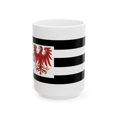 Flag of Brandenburg 1660-1750 (Germany) White Coffee Mug-15oz-Go Mug Yourself