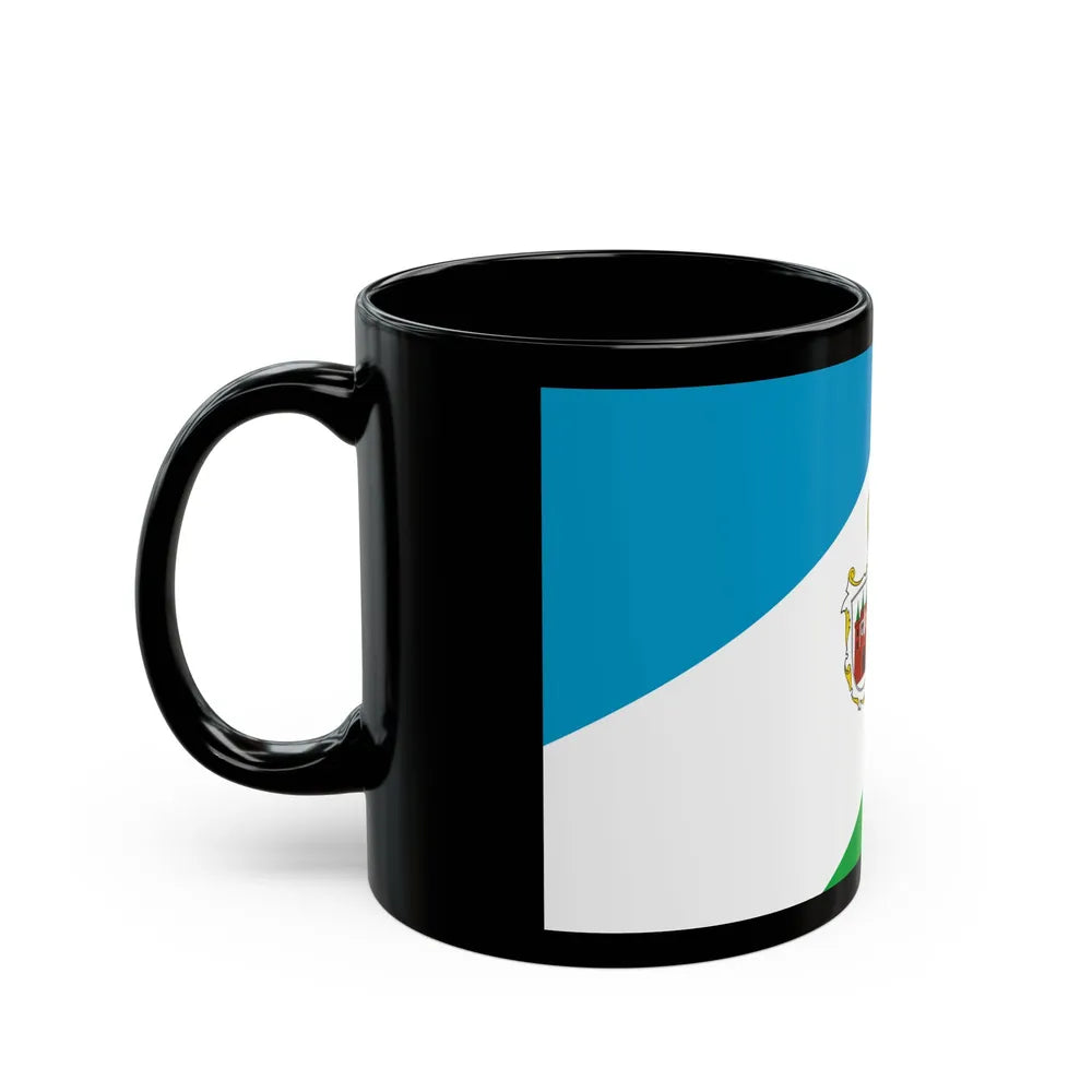 Flag of Brandenburg an der Havel Germany - Black Coffee Mug-Go Mug Yourself