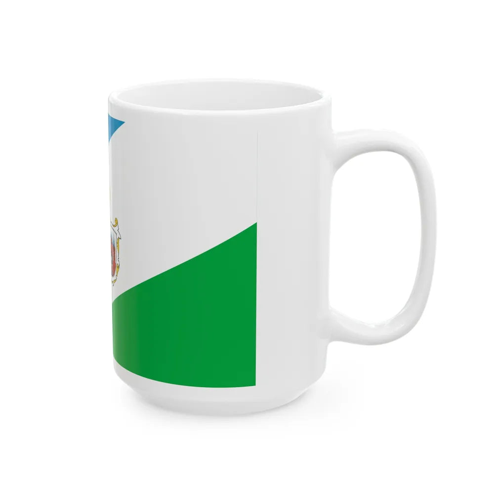 Flag of Brandenburg an der Havel Germany - White Coffee Mug-Go Mug Yourself