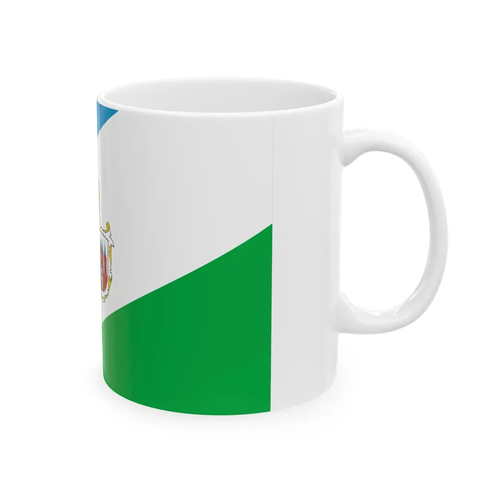 Flag of Brandenburg an der Havel Germany - White Coffee Mug-Go Mug Yourself