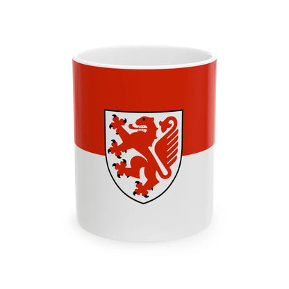 Flag of Braunschweig Germany - White Coffee Mug-11oz-Go Mug Yourself