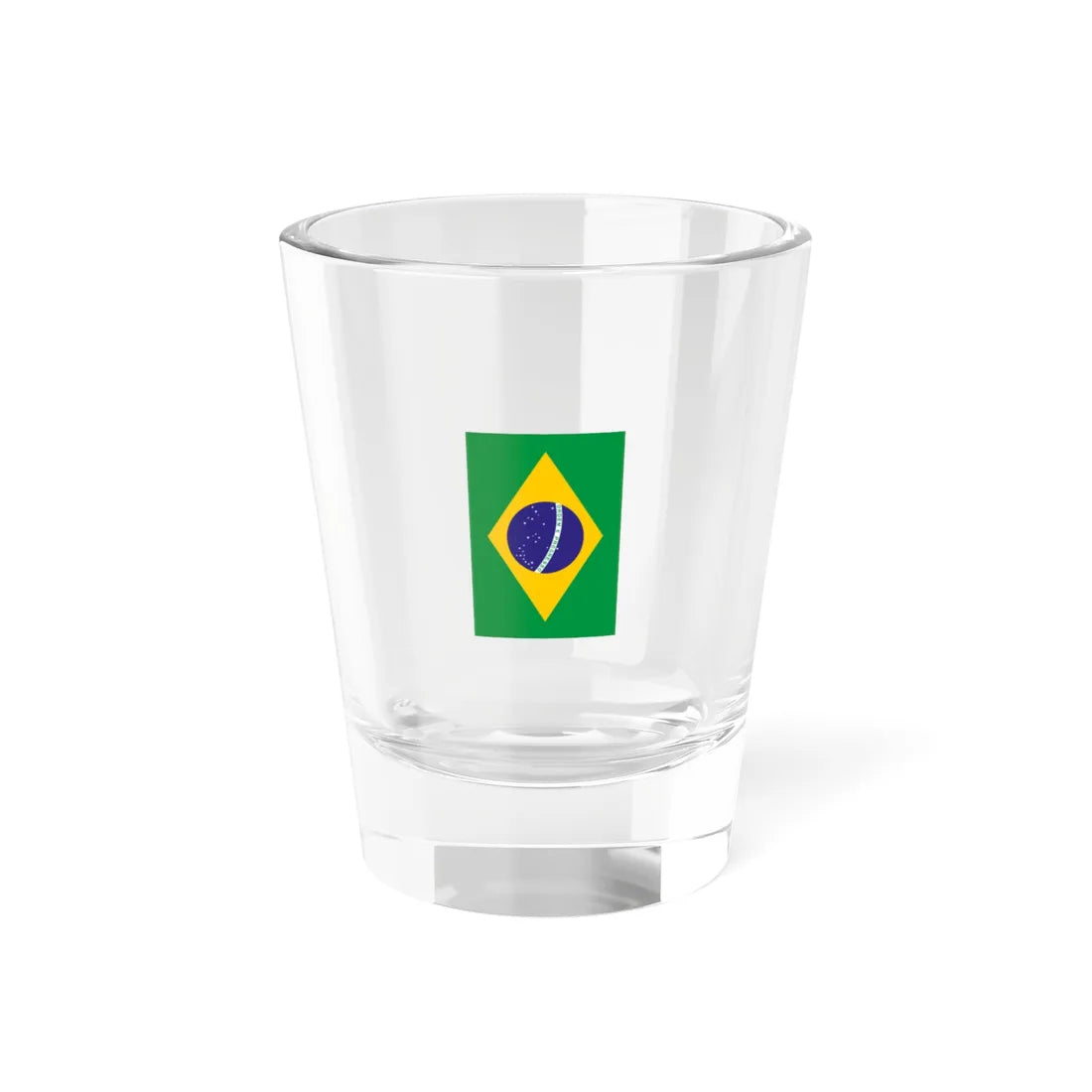 Flag of Brazil vertical (Brazil) Shot Glass 1.5oz 1.5oz - Go Mug Yourself