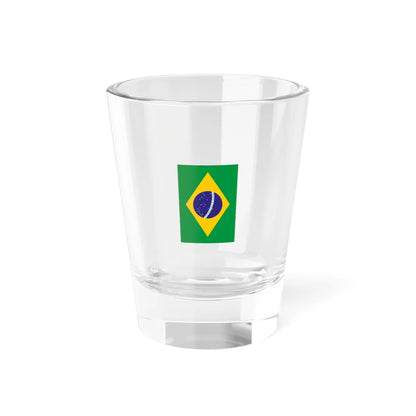 Flag of Brazil vertical (Brazil) Shot Glass 1.5oz 1.5oz - Go Mug Yourself