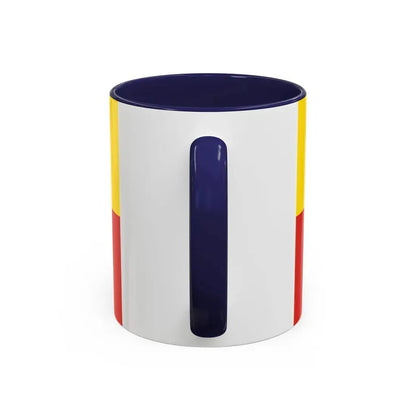 Flag of Breisgau Hochschwarzwald Germany - Accent Coffee Mug - Go Mug Yourself
