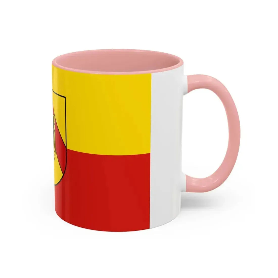 Flag of Breisgau Hochschwarzwald Germany - Accent Coffee Mug - Go Mug Yourself