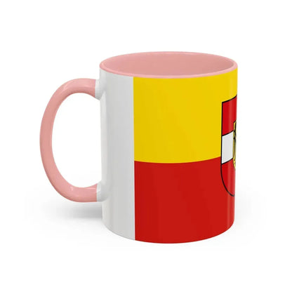 Flag of Breisgau Hochschwarzwald Germany - Accent Coffee Mug - Go Mug Yourself