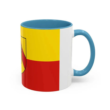 Flag of Breisgau Hochschwarzwald Germany - Accent Coffee Mug - Go Mug Yourself