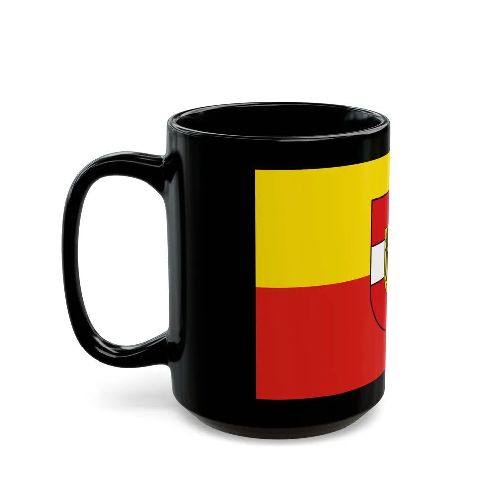 Flag of Breisgau Hochschwarzwald Germany - Black Coffee Mug-Go Mug Yourself