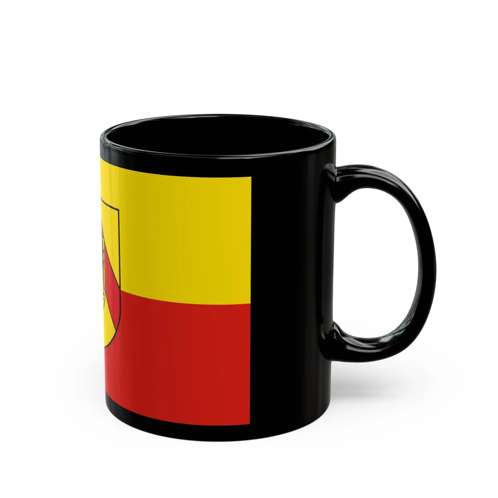 Flag of Breisgau Hochschwarzwald Germany - Black Coffee Mug-Go Mug Yourself