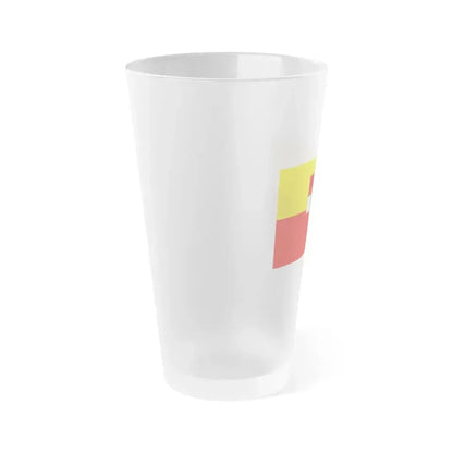 Flag of Breisgau Hochschwarzwald Germany - Frosted Pint Glass 16oz - Go Mug Yourself