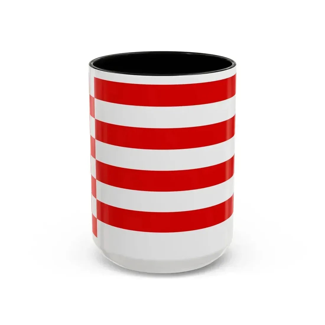 Flag of Bremen Germany - Accent Coffee Mug 15oz Black - Go Mug Yourself