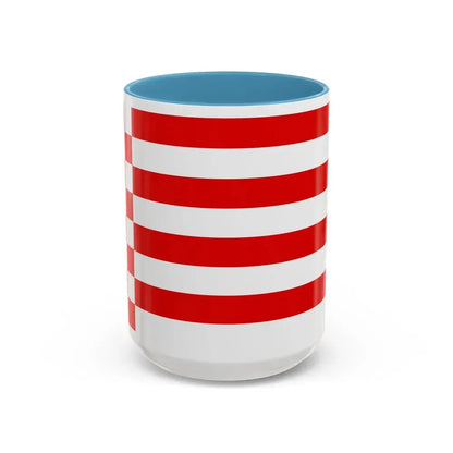 Flag of Bremen Germany - Accent Coffee Mug 15oz Light Blue - Go Mug Yourself