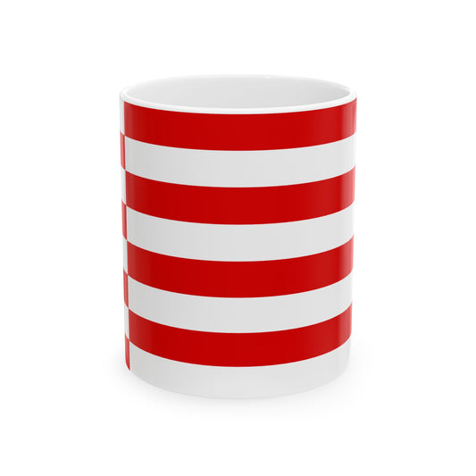Flag of Bremen (Germany) White Coffee Mug-11oz-Go Mug Yourself