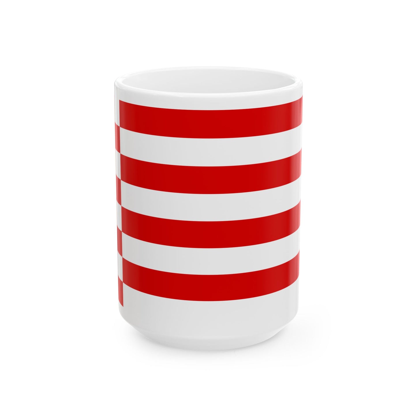 Flag of Bremen (Germany) White Coffee Mug-15oz-Go Mug Yourself