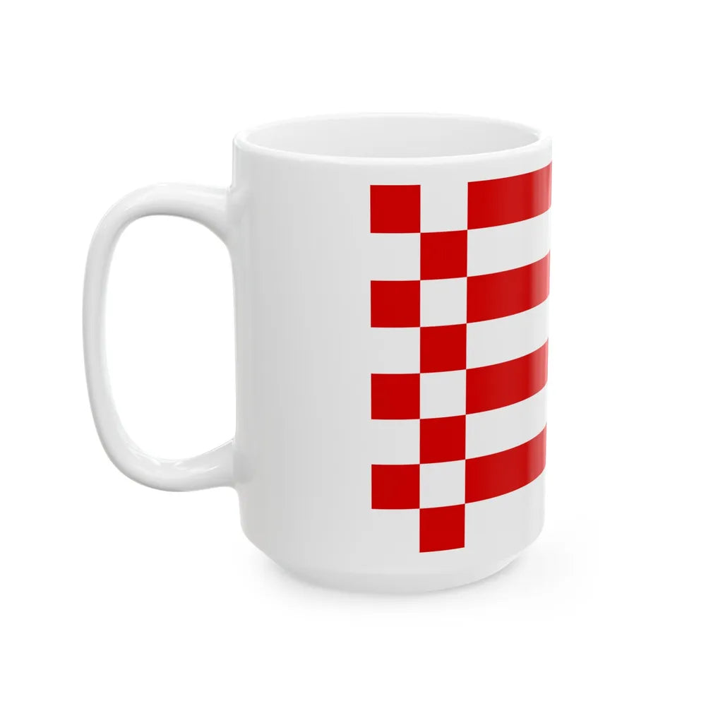 Flag of Bremen Germany - White Coffee Mug-Go Mug Yourself