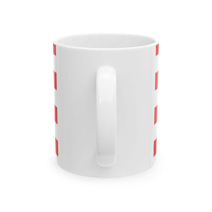 Flag of Bremen middle arms (Germany) White Coffee Mug-Go Mug Yourself