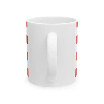 Flag of Bremen middle arms (Germany) White Coffee Mug - Go Mug Yourself