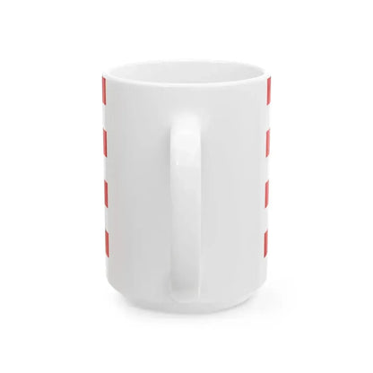 Flag of Bremen middle arms (Germany) White Coffee Mug - Go Mug Yourself