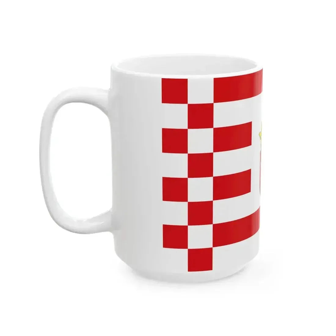 Flag of Bremen middle arms (Germany) White Coffee Mug - Go Mug Yourself