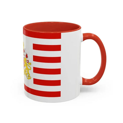 Flag of Bremen with flag arms Germany - Accent Coffee Mug - Go Mug Yourself
