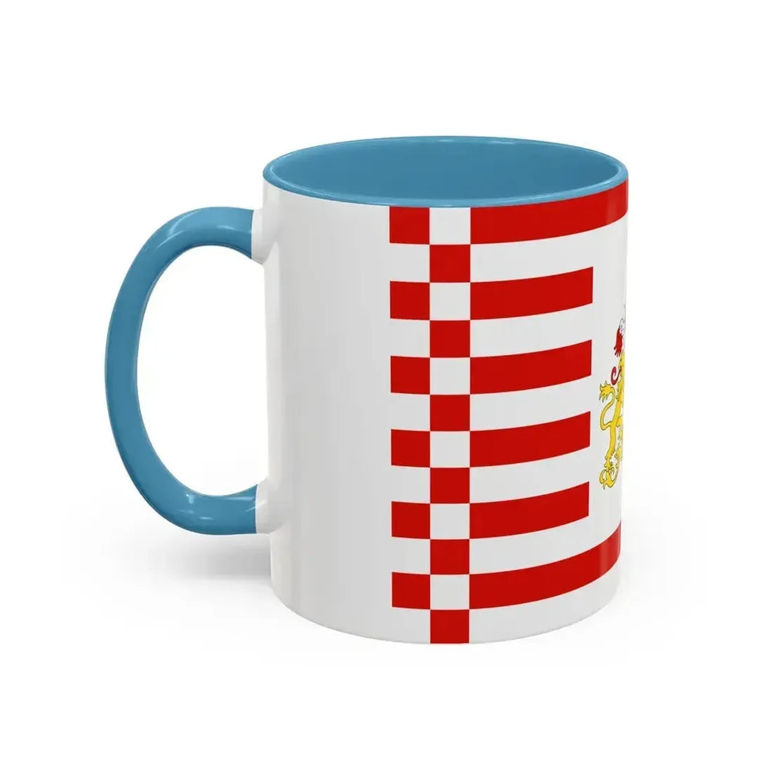Flag of Bremen with flag arms Germany - Accent Coffee Mug - Go Mug Yourself