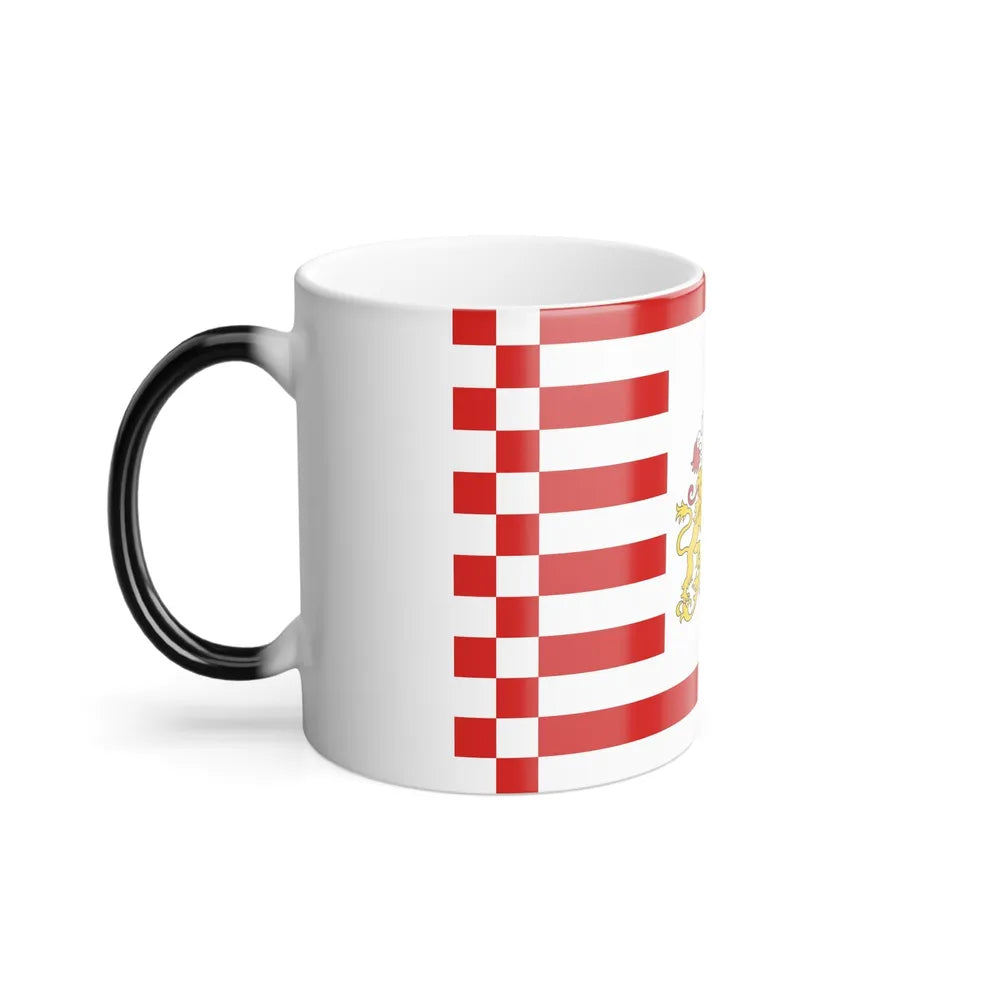 Flag of Bremen with flag arms Germany - Color Changing Coffee Mug-Go Mug Yourself