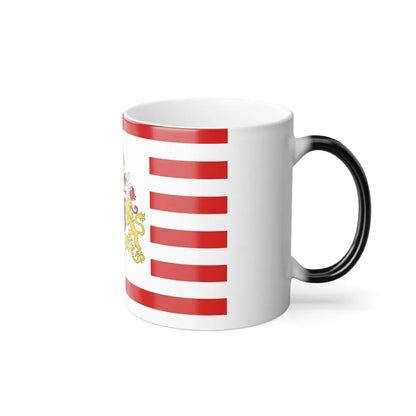 Flag of Bremen with flag arms Germany - Color Changing Coffee Mug-Go Mug Yourself