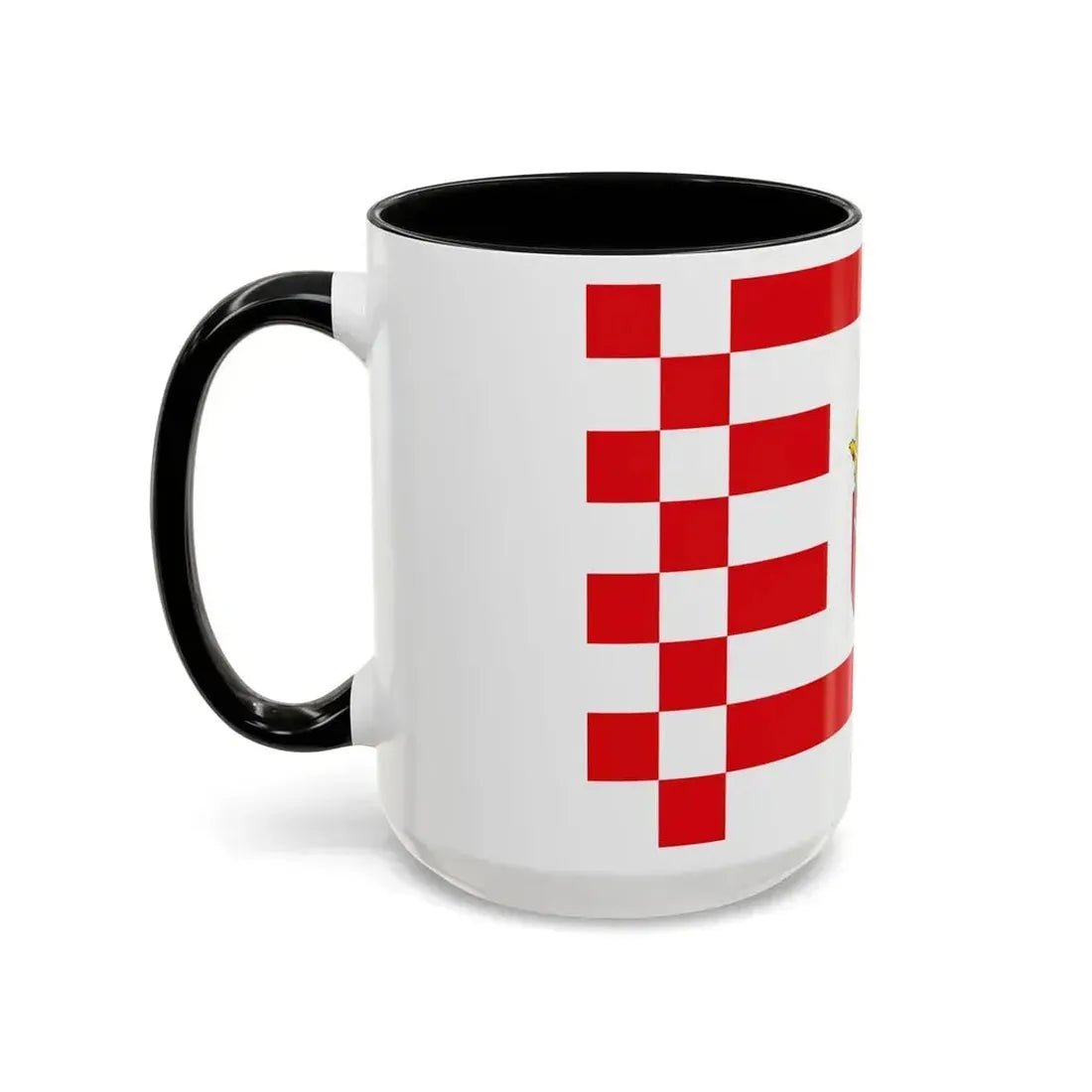 Flag of Bremen with middle arms Germany - Accent Coffee Mug - Go Mug Yourself