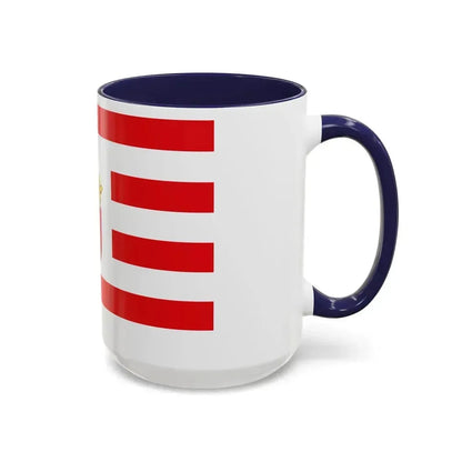 Flag of Bremen with middle arms Germany - Accent Coffee Mug - Go Mug Yourself