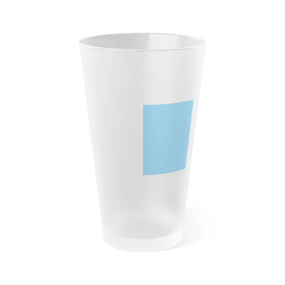 Flag of Brescia Italy - Frosted Pint Glass 16oz-16oz-Frosted-Go Mug Yourself