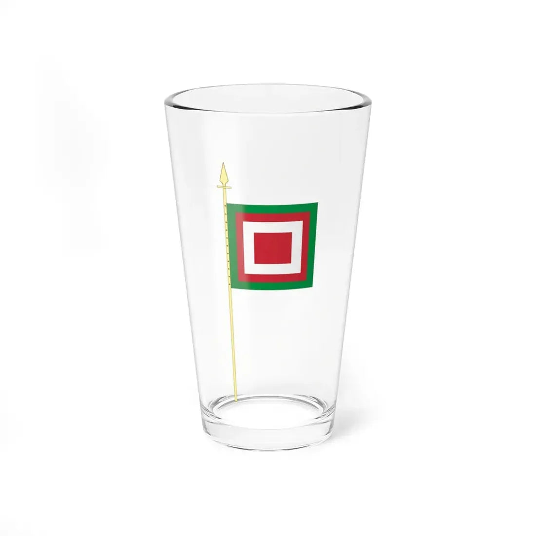 Flag of Brescia Revolutionary Complete (Italy) Pint Glass 16oz 16oz - Go Mug Yourself