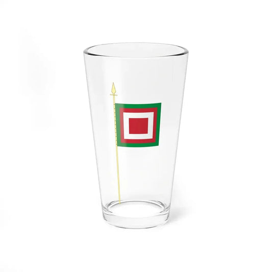 Flag of Brescia Revolutionary Complete (Italy) Pint Glass 16oz 16oz - Go Mug Yourself