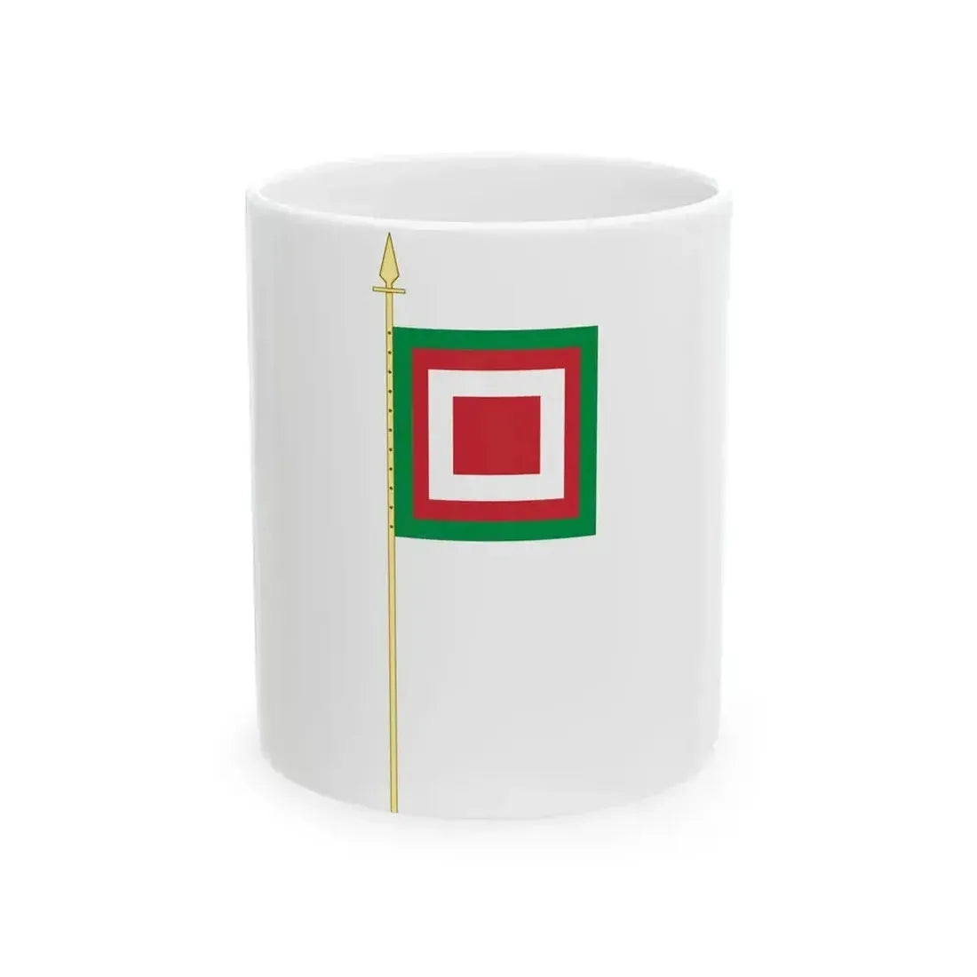 Flag of Brescia Revolutionary Complete (Italy) White Coffee Mug 11oz - Go Mug Yourself
