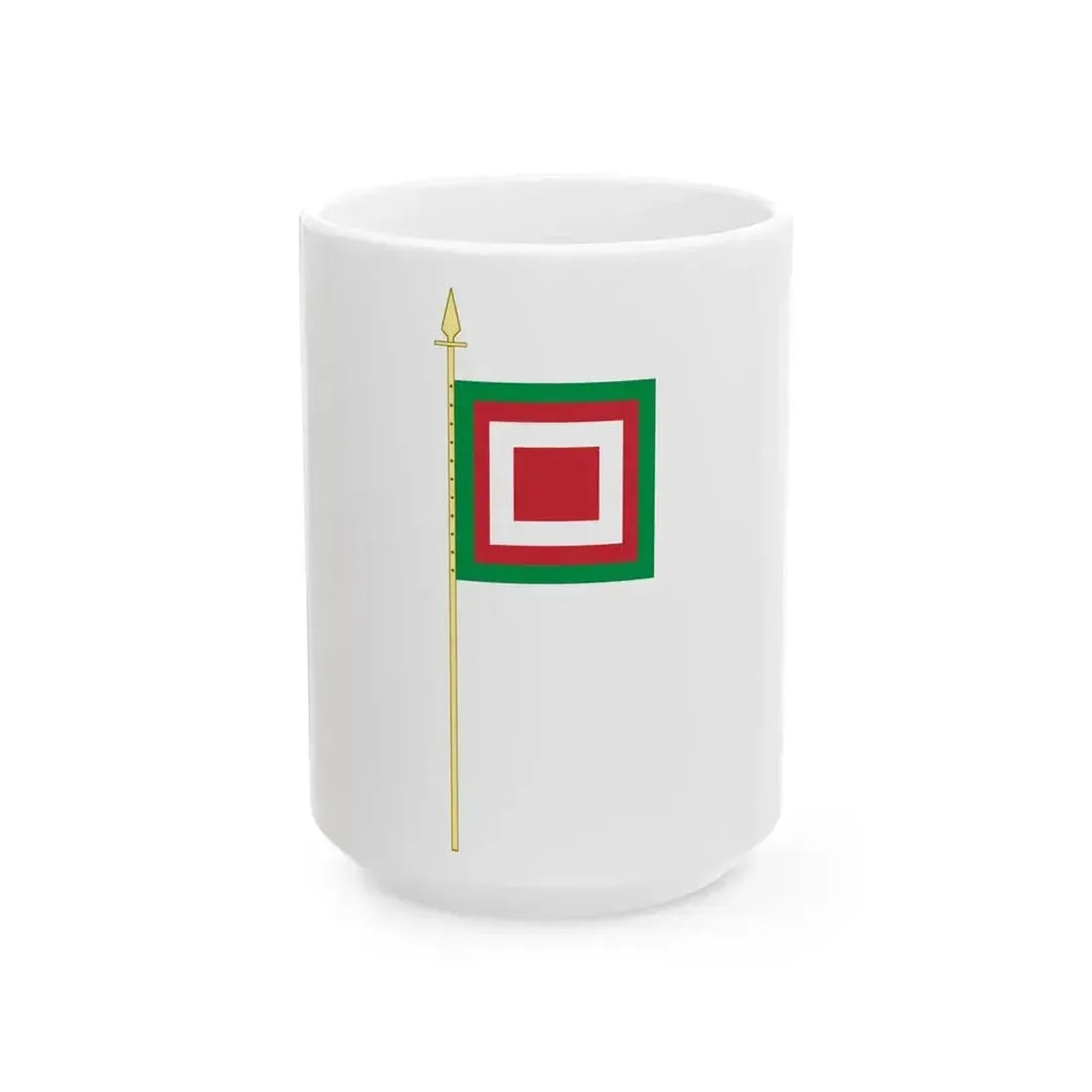 Flag of Brescia Revolutionary Complete (Italy) White Coffee Mug 15oz - Go Mug Yourself