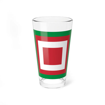 Flag of Brescia Revolutionary (Italy) Pint Glass 16oz 16oz - Go Mug Yourself