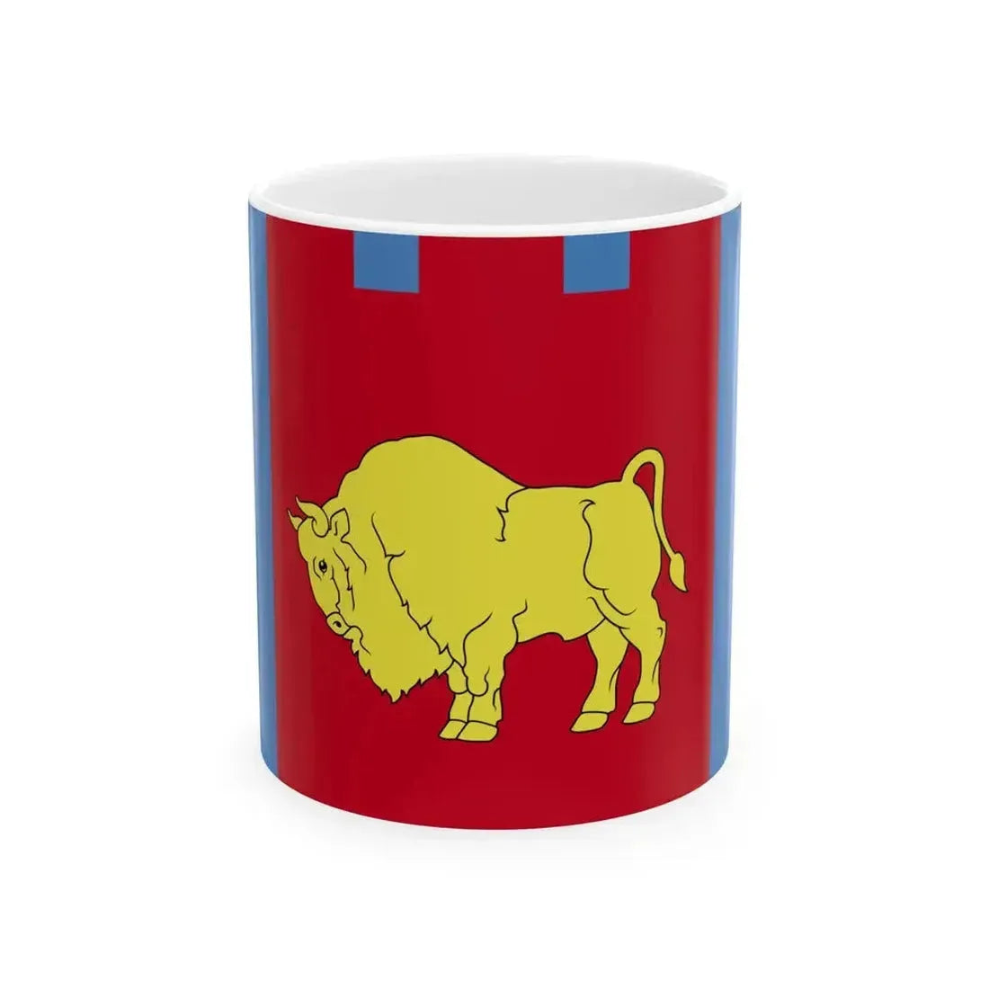 Flag of Brest Voblast Belarus (Belarus) White Coffee Mug 11oz - Go Mug Yourself